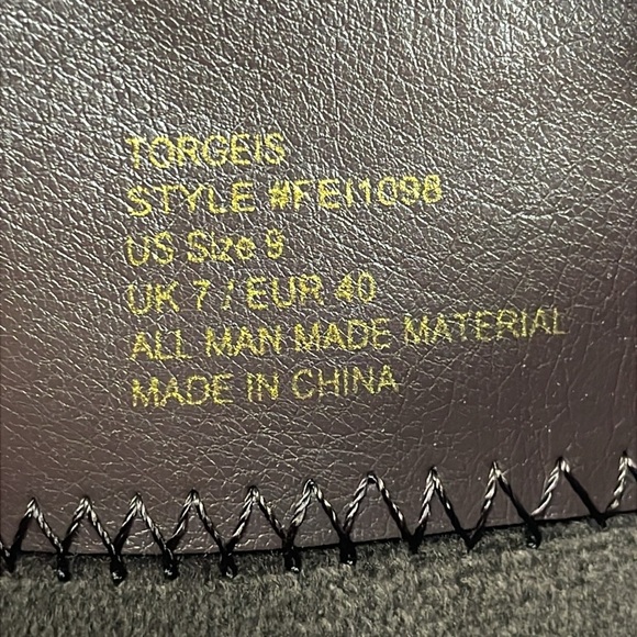 New Torgeis Destiny Tall Boots Riding Studded Ankle Belt Camel Tan Sz 9 - Picture 11 of 15